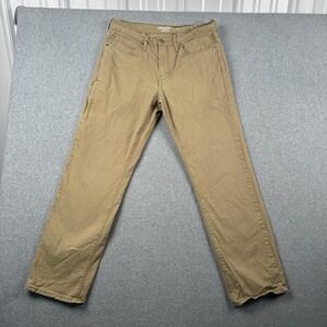 Levis Jeans Mens 32x30 Beige 231 Athletic Straight Khaki Pants Casual Denizen